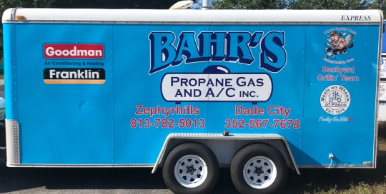 Bahr's Propane Gas & AC Trailer