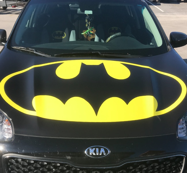 Batman Hood Cart Wrap