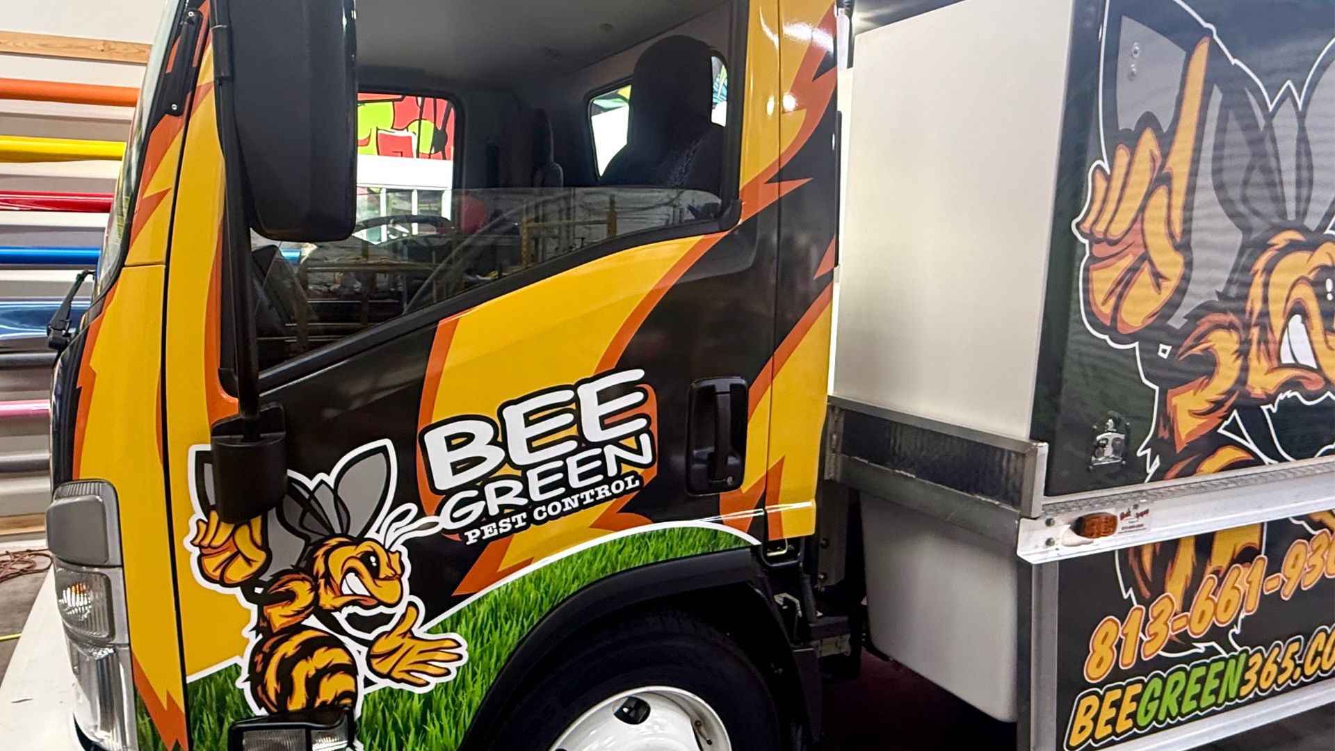 Bee Green. Tampa Auto Wraps