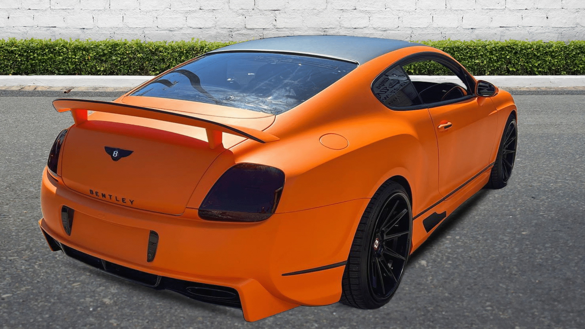 Bentley Orange Full Car Wrap