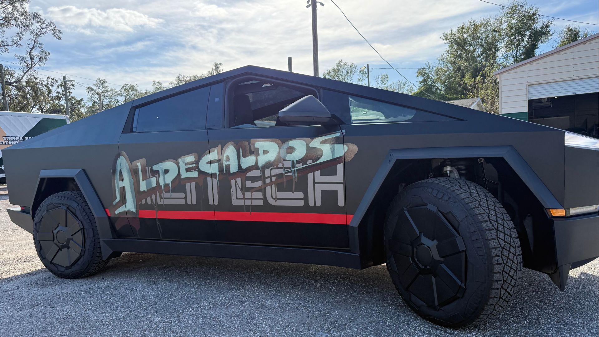 Cyber Tesla | Tampa Auto Wraps