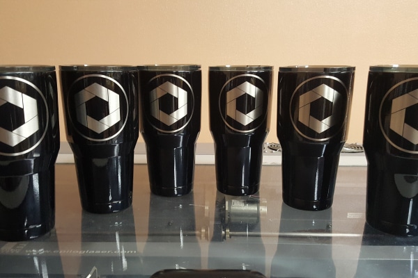 Laser Engraved Cups