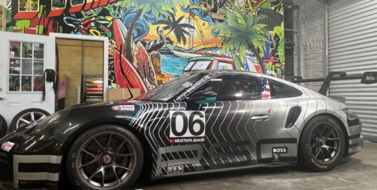Race commercial car Tampa Auto Wraps