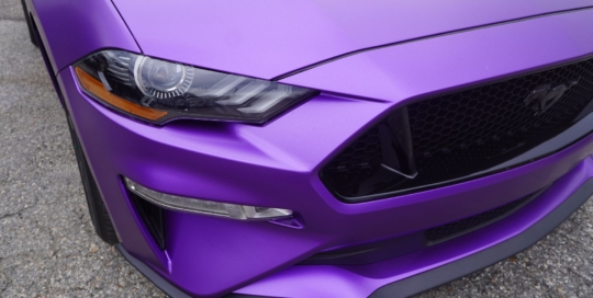Solid Purple car Wrap
