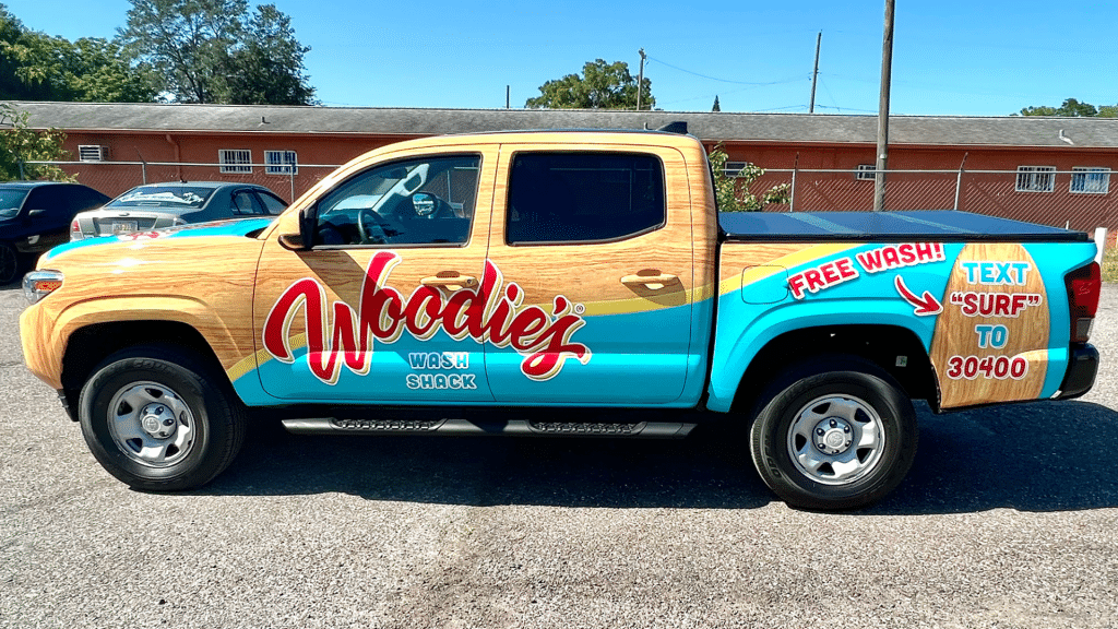 Woodie's Wash Shack Tampa Auto Wraps