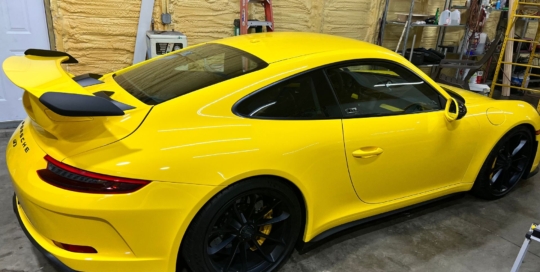 Yellow Porsche