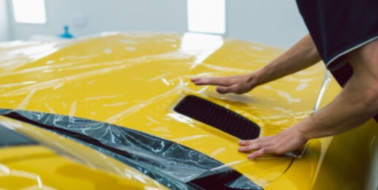 Yellow Wrap, Tampa Auto Wraps