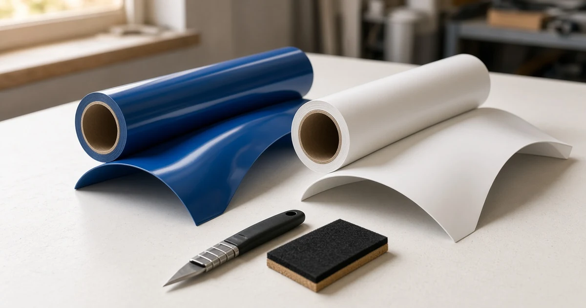 Cast Vinyl vs. Calendared Vinyl: Why Material Choice Matters in Florida's Climate 4 Cast vs calendared vinyl rolls in Tampa